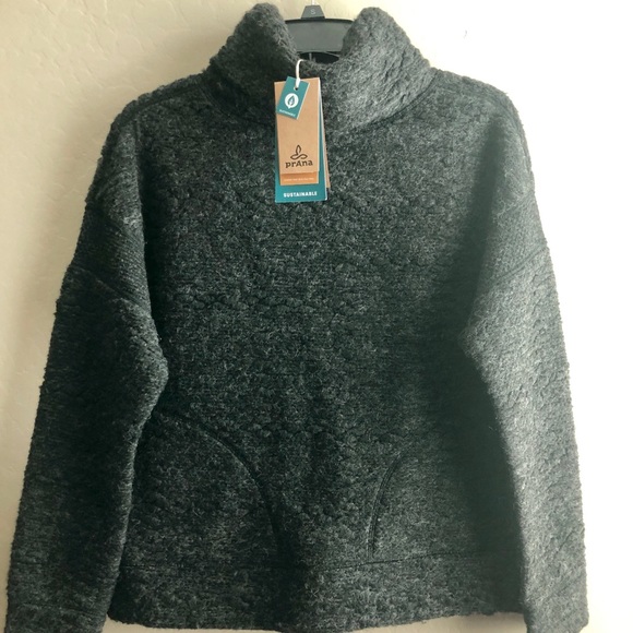 *NWT* prAna Crestland Pullover- Charcoal Heather - Picture 4 of 8